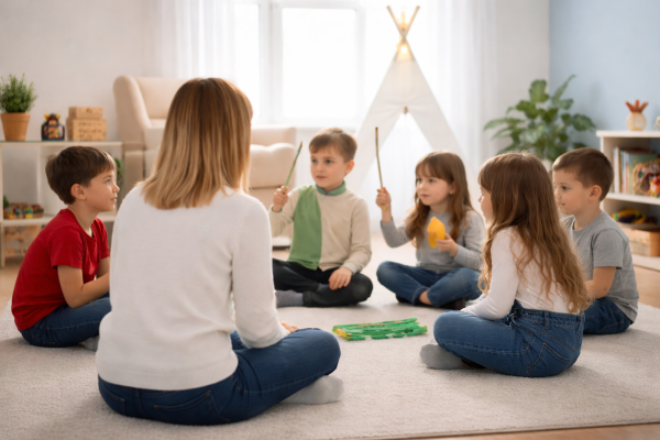 Gyermekpszichodráma csoportok (5–15 év)